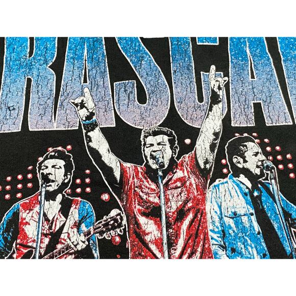 Rascal Flatts 2019 Tour T-Shirt Size L Black Band Tee Concert Dates Graphic - Picture 8 of 8